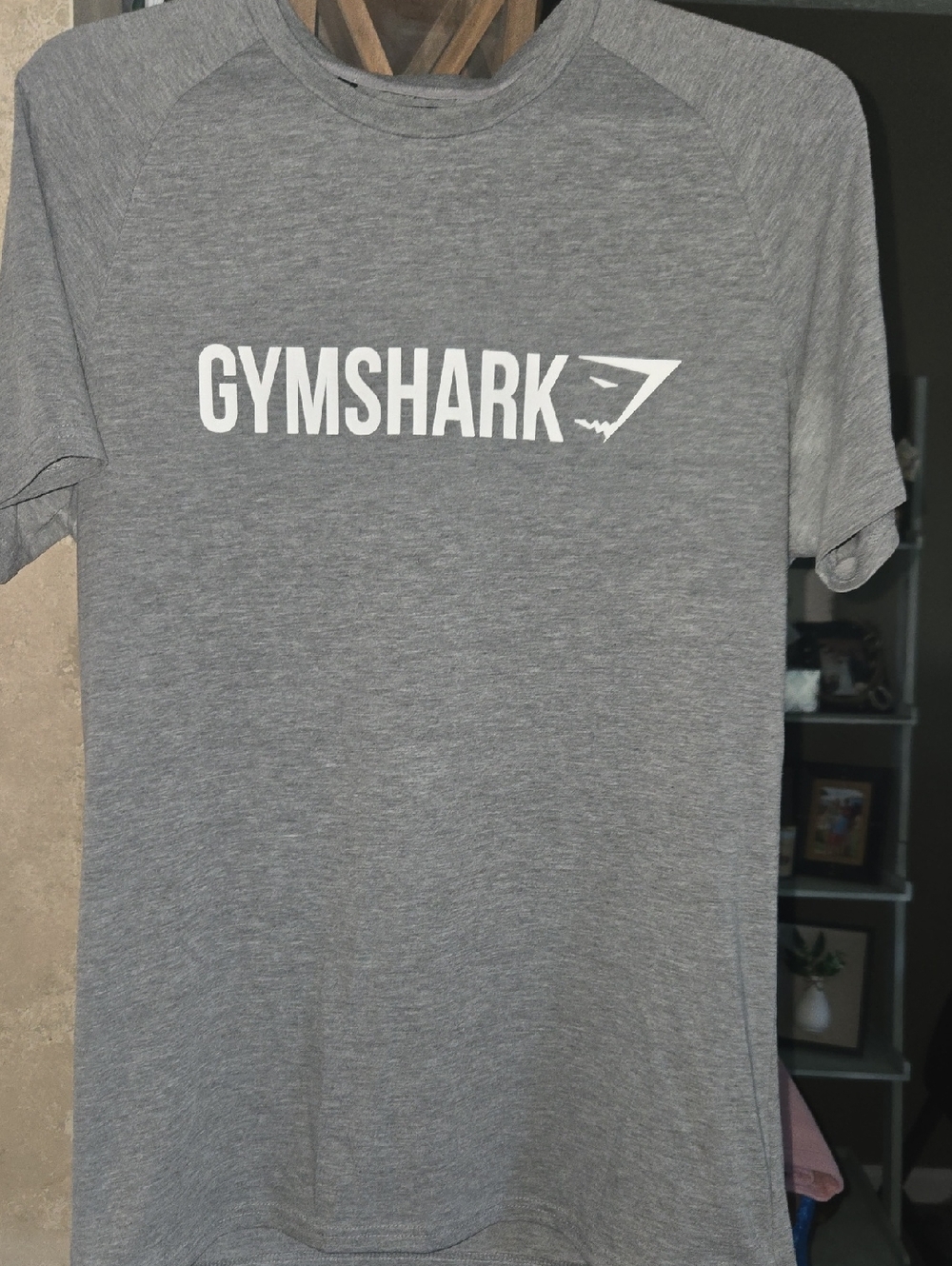 Gymshark Heather Gray Short Sleeve Logo Tee